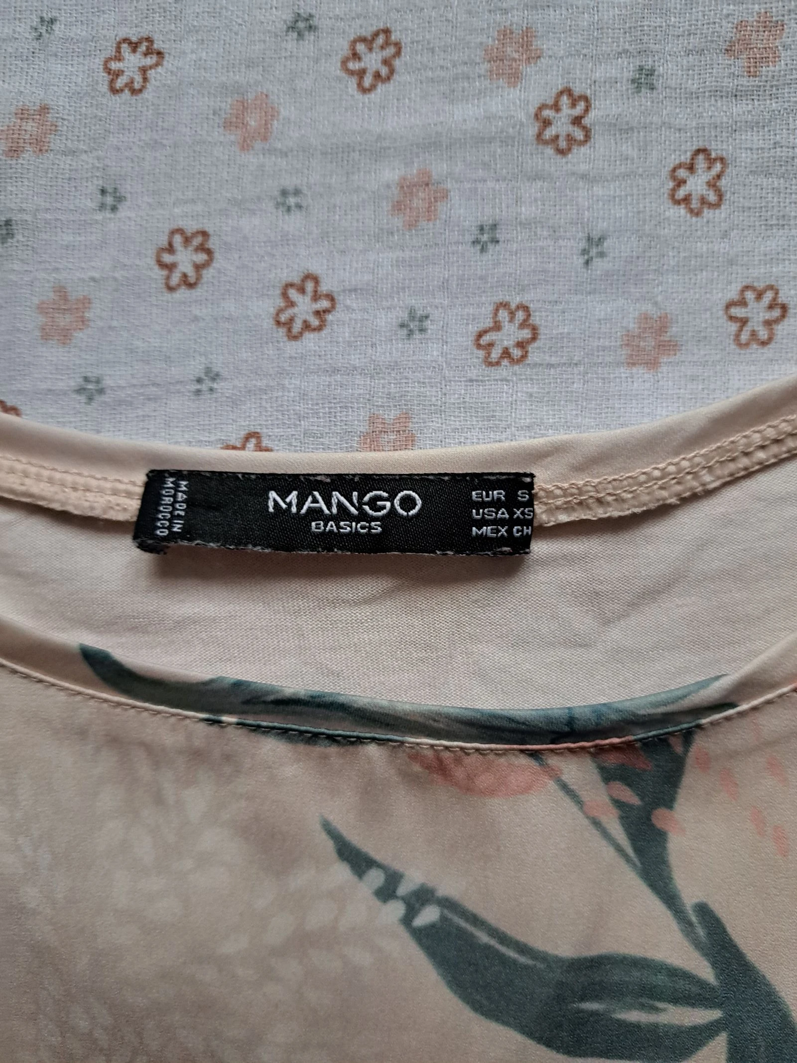 Mango satin 3/4 sleeve blouse - Size S - Very good condition – photo 4